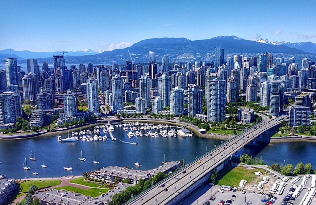 Aerial advertising in Vancouver